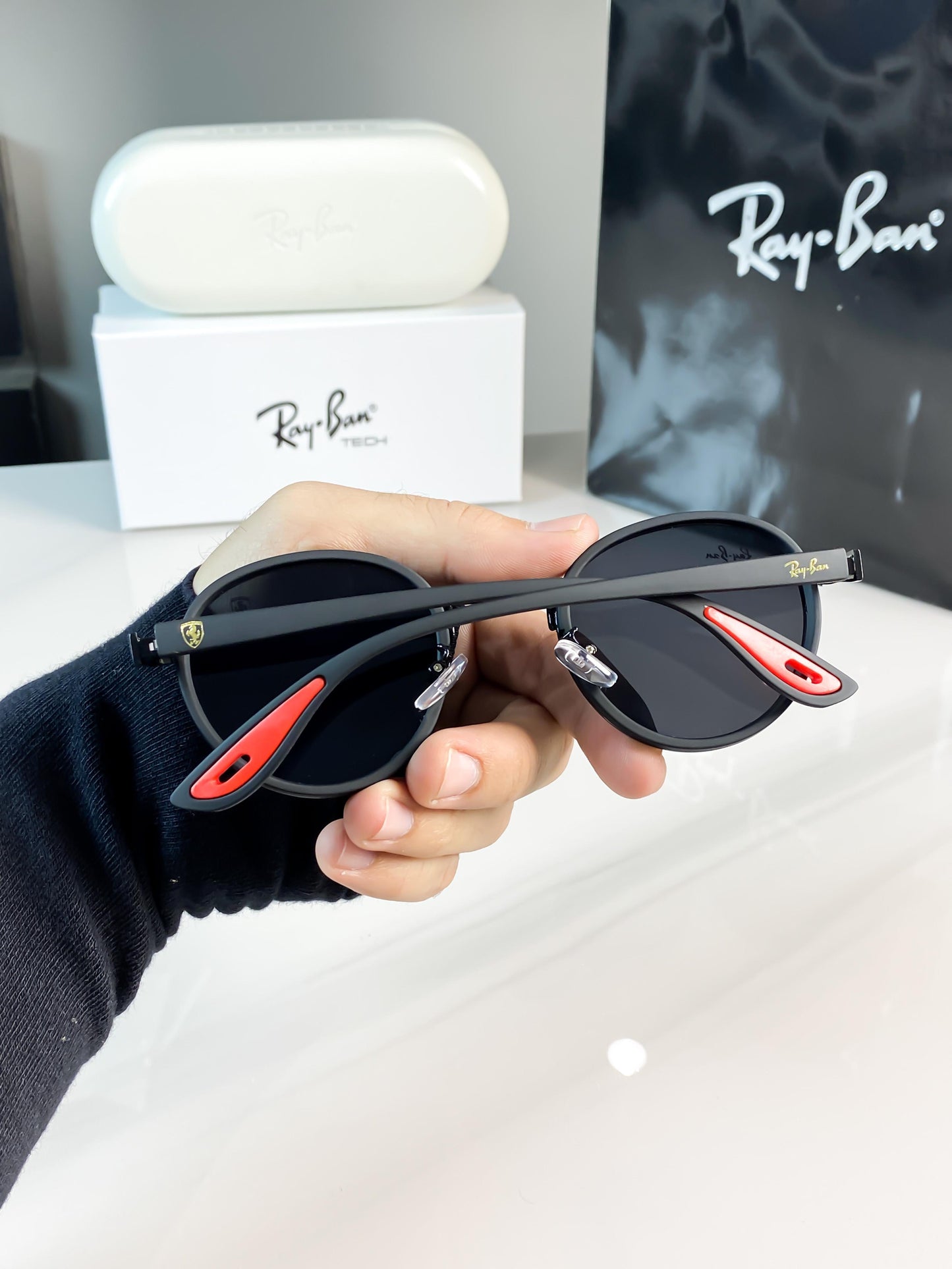 Ray Ban Round Shape Wayfarer Sunglasses