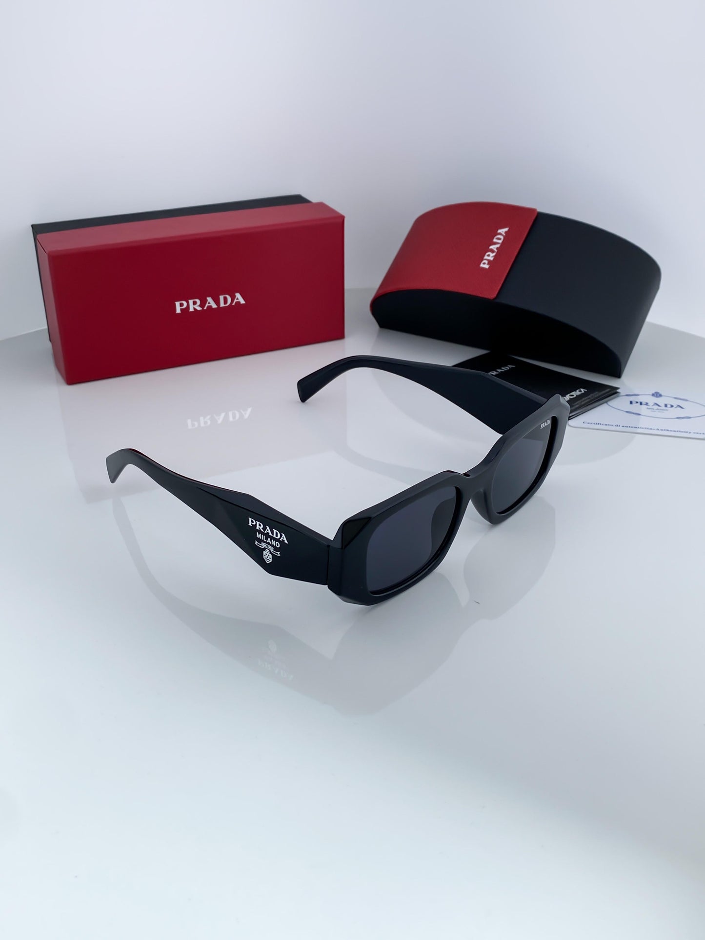 Prada Milano Blue Shade Sunglasses