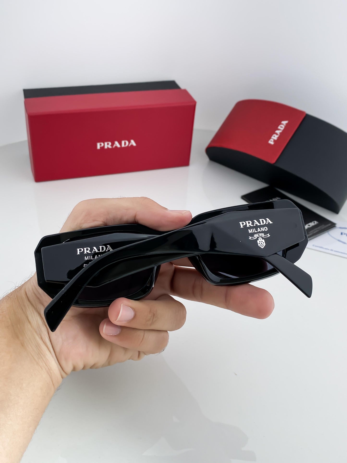 Prada Milano Blue Shade Sunglasses