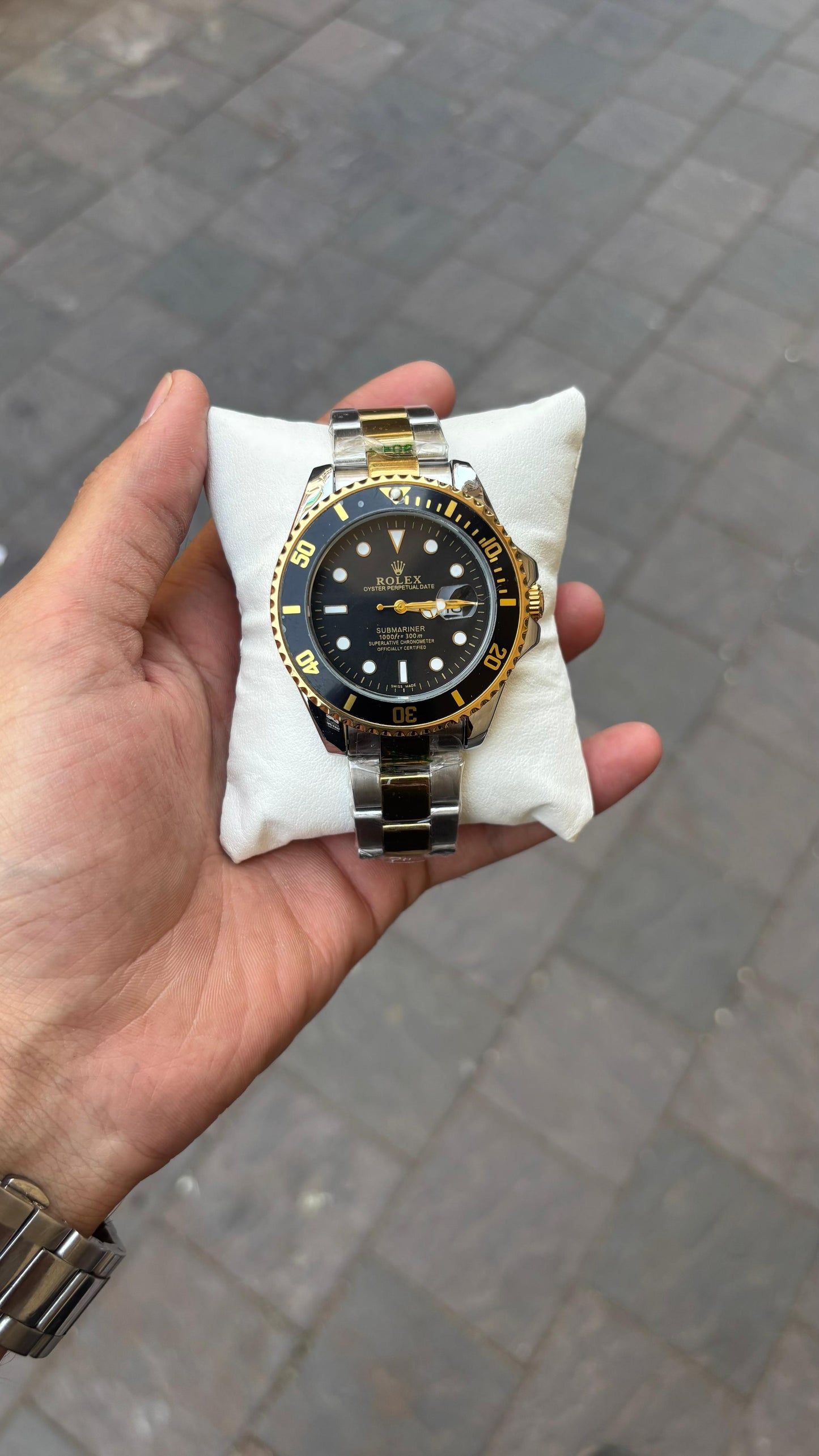 Ro lex Submariner Analog Black Dial Men's Watch