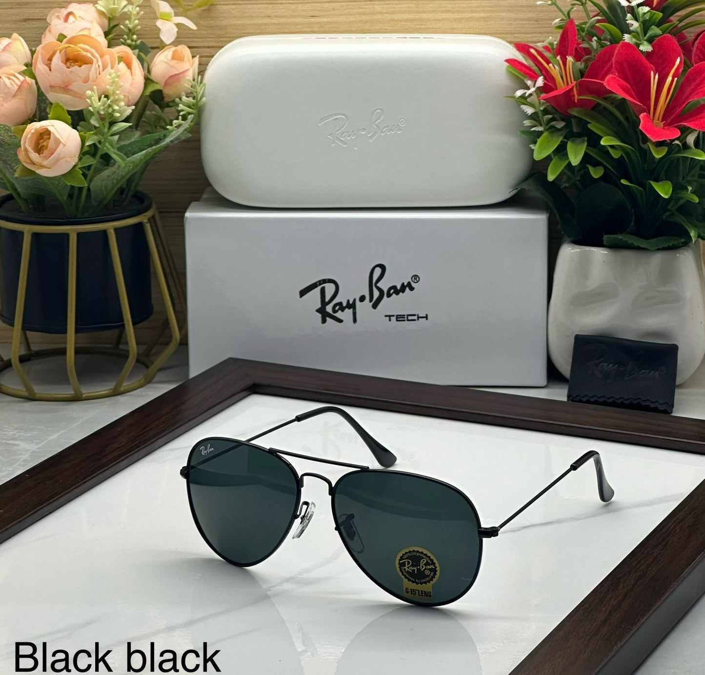Ray Ban Black Shade Sunglasses