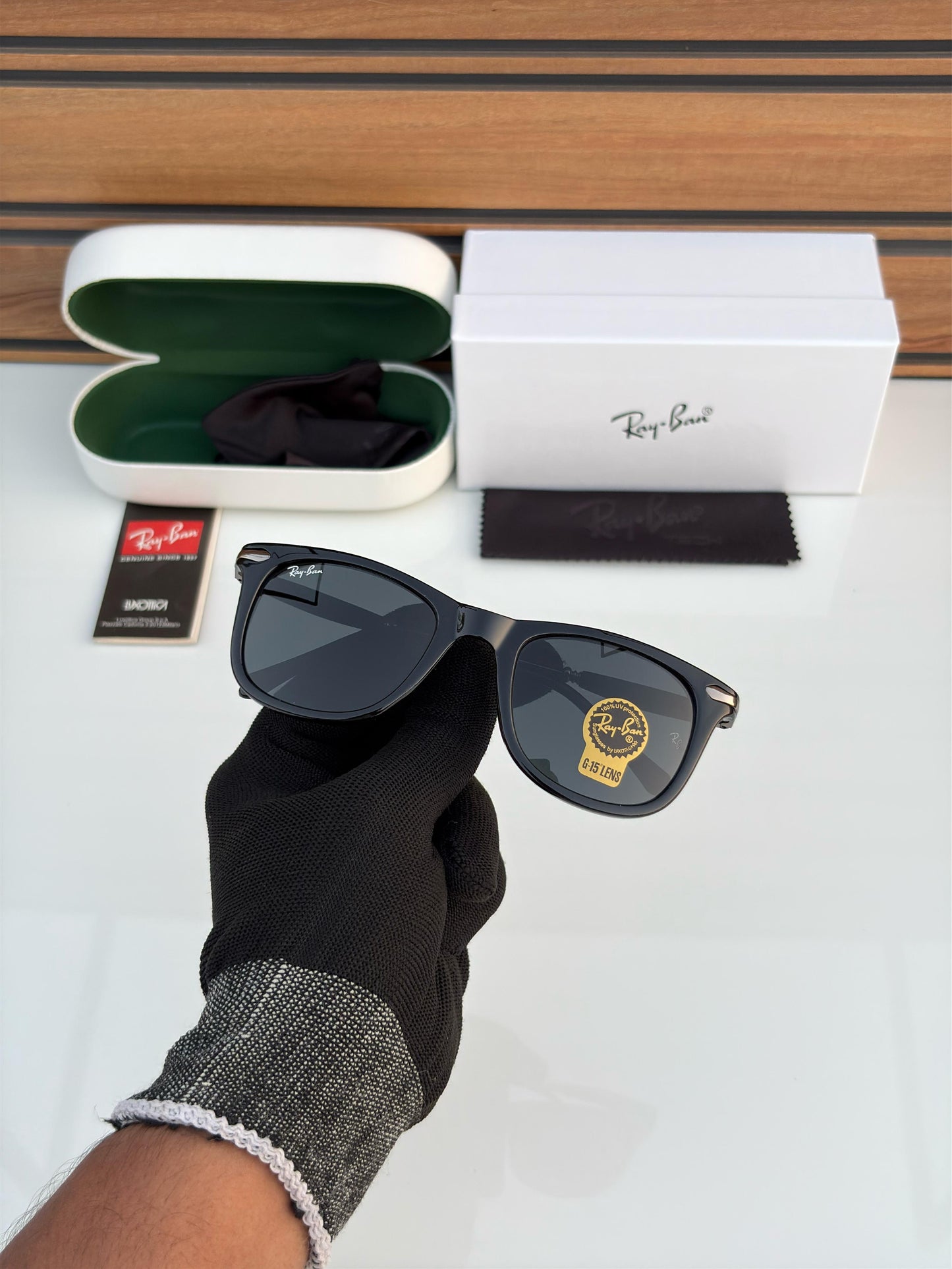 Ray Ban Black Shade Sunglasses