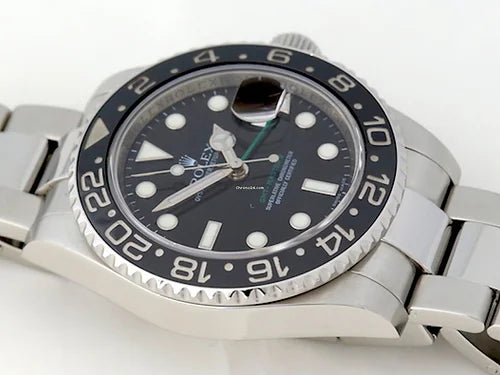 Rol-ex Automatic Black Bezel Men's Watch