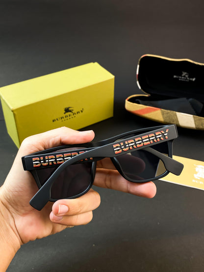 Fancy Black Square Sunglass