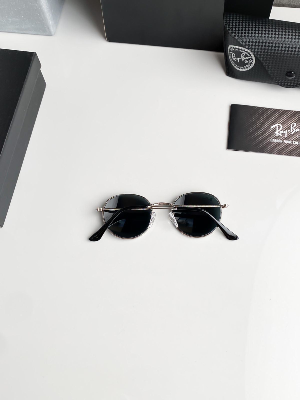 Fashion Black Round Sunglasses