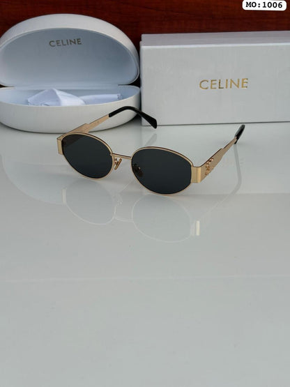 Celebrities Black And Rose Gold Sunglass