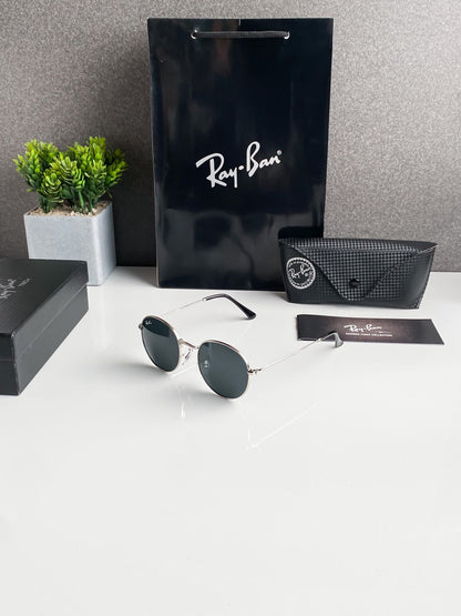 Fashion Black Round Sunglasses
