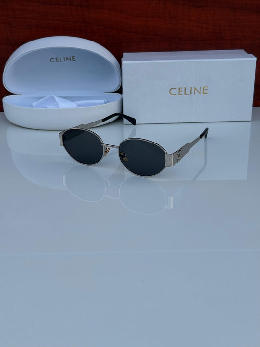Celebrities Black And SIlver Sunglass