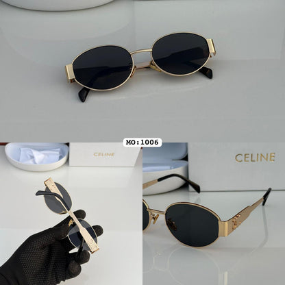 Celebrities Black And Rose Gold Sunglass