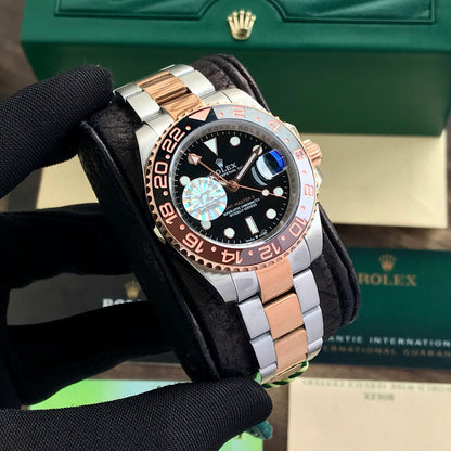 Ro lex GMT-Master II Black Dial Automatic Analog Men's Watch
