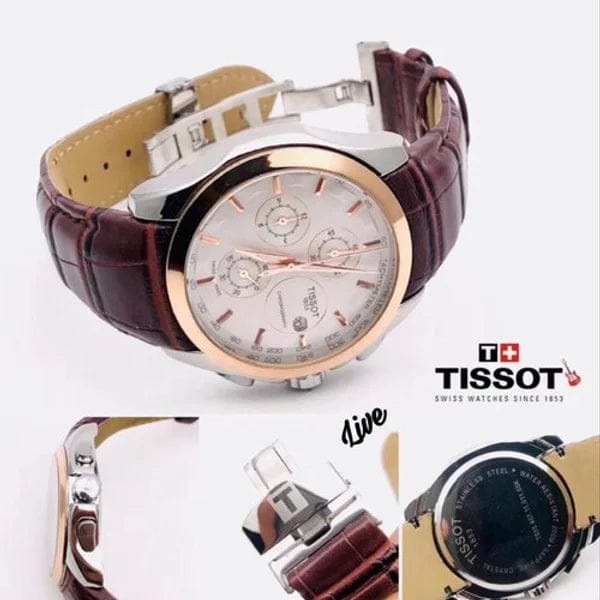 Tissot White Dial Chronograph Men's Watch