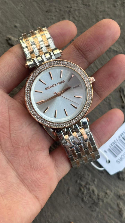 Michael Kors Mk3192 Analog White Dial Women's Watch