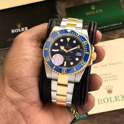Ro lex Submariner Analog Blue Dial Round Men's Watch