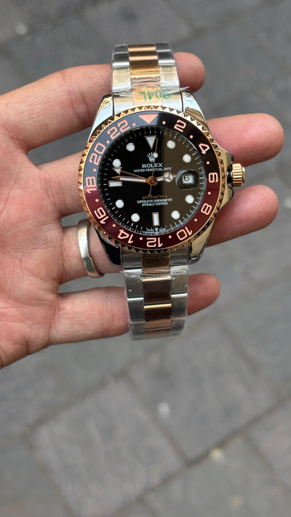 Ro lex GMT-Master II Black Dial Automatic Analog Men's Watch