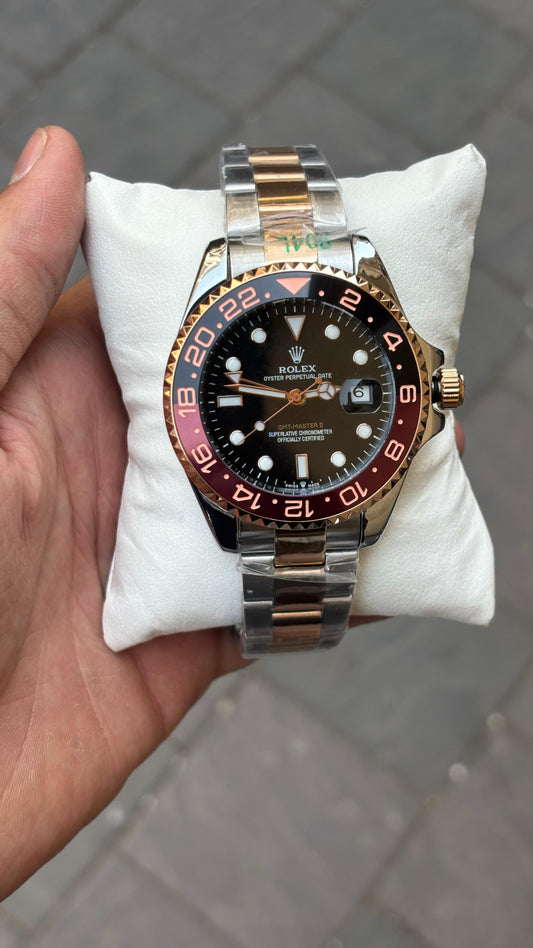 Ro lex GMT-Master II Black Dial Automatic Analog Men's Watch