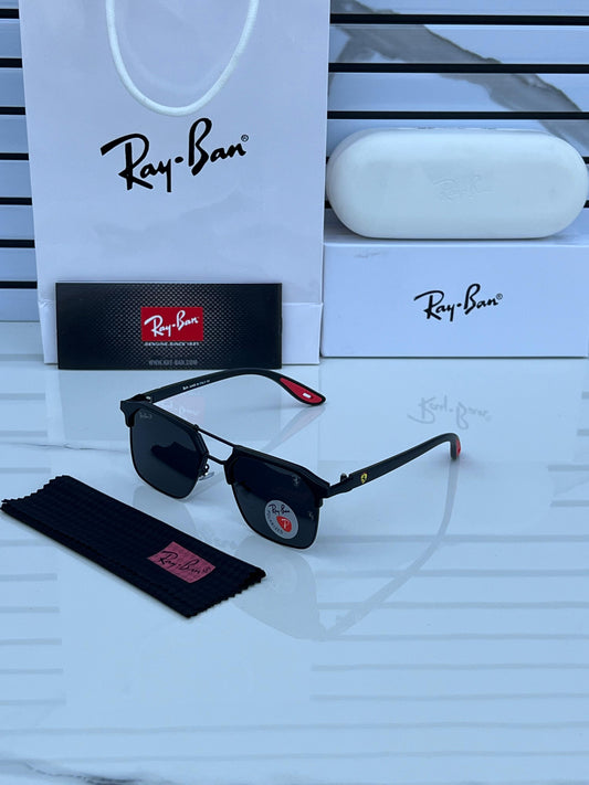 Ray Ban Black Frame Wayfarer Sunglass