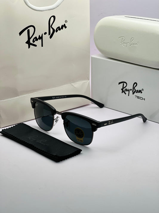 Classy Ray Ban Black Lens Sunglasses