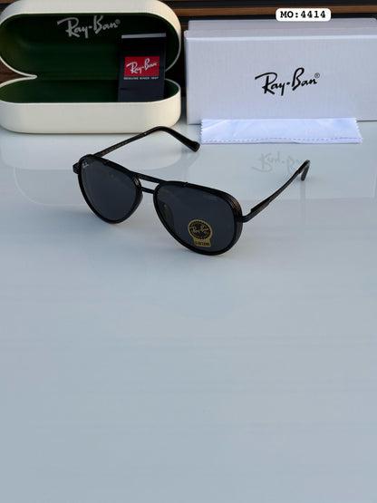 Ray Ban Black Unisex Sunglasses