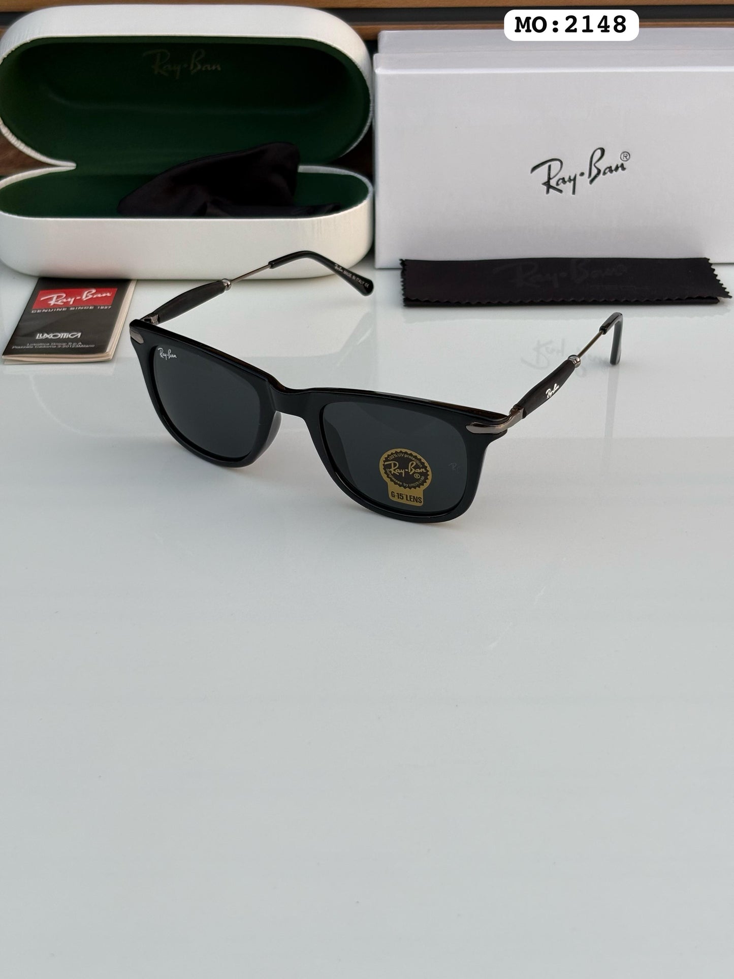 Ray Ban Black Shade Sunglasses