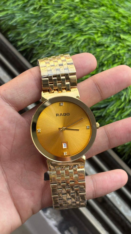 Rado Florence Classic Gold Dial Quartz Men's Watch