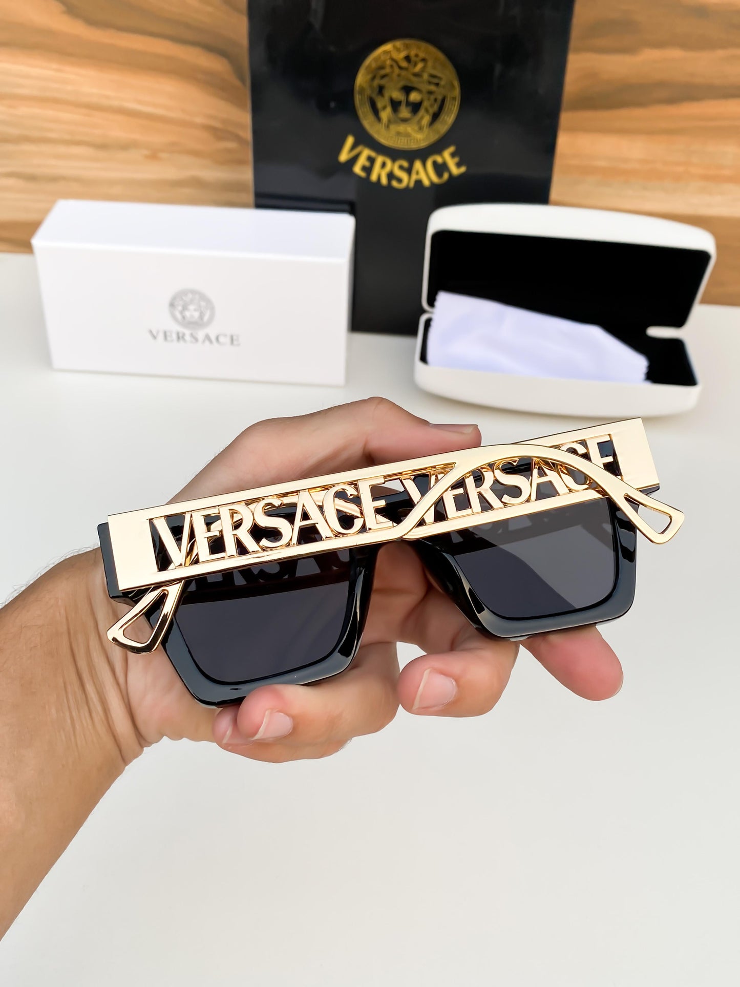 Premium Black Square Sunglass