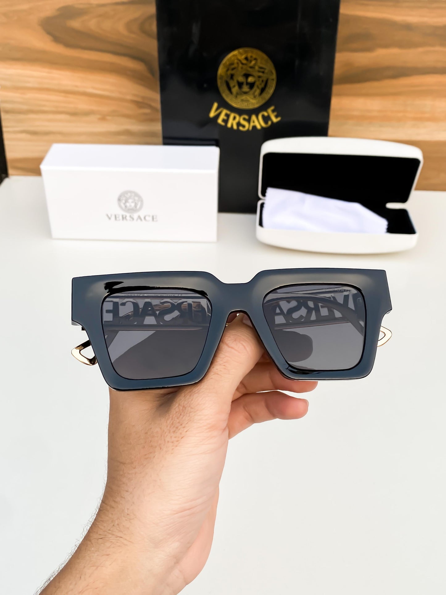 Premium Black Square Sunglass