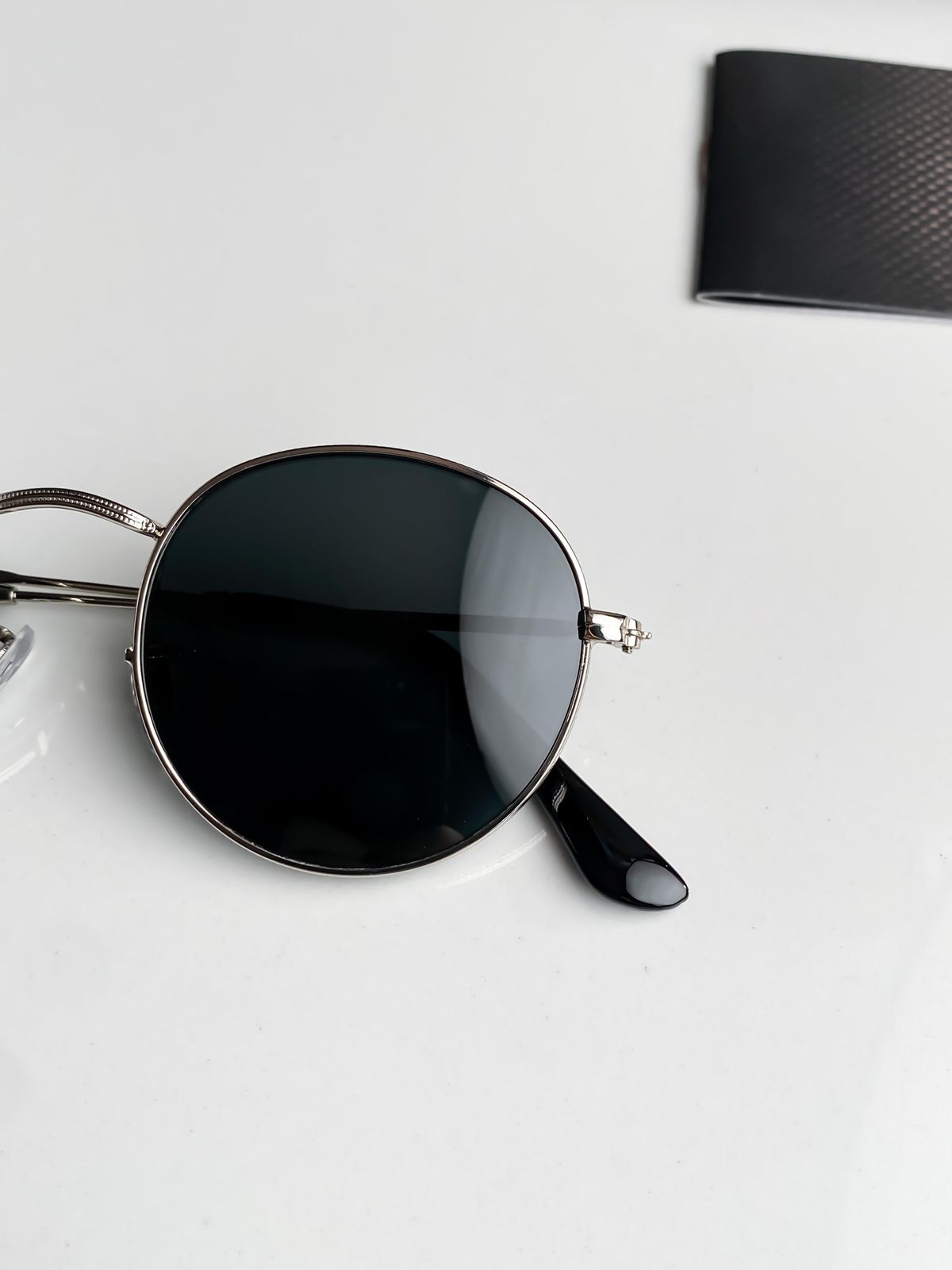 Fashion Black Round Sunglasses