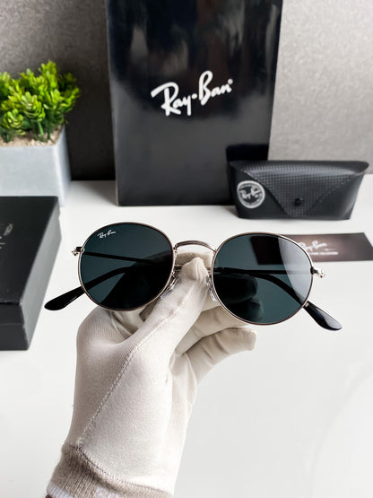 Fashion Black Round Sunglasses