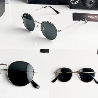 Fashion Black Round Sunglasses