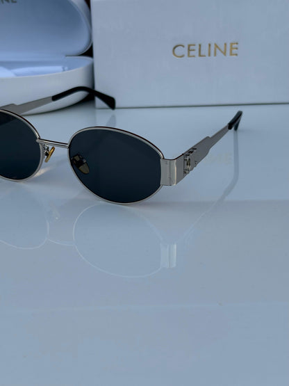 Celebrities Black And SIlver Sunglass