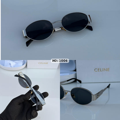 Celebrities Black And SIlver Sunglass