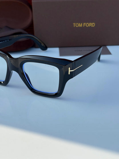 Stylish Eyewear Transparent Lens Sunglasses