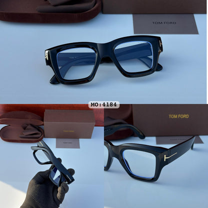 Stylish Eyewear Transparent Lens Sunglasses