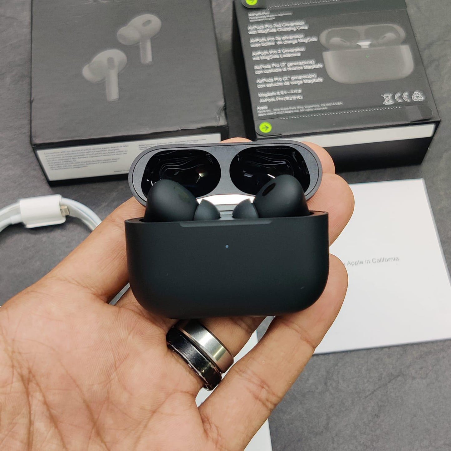 Apple Airpods Pro 2 Black Edition Noise Cancellation With ANC Working