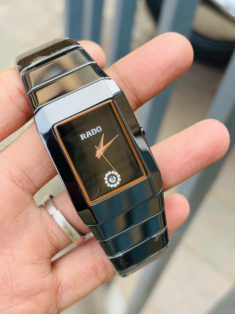 Rado Black Dial Ciramic Belt Men's Watch – Premium Collections
