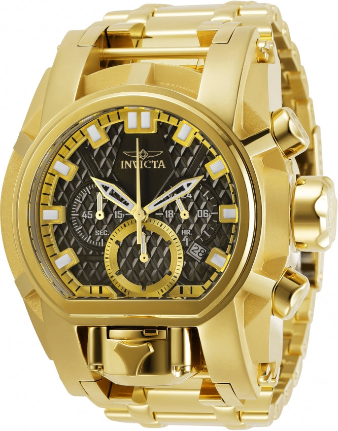 Invicta Classic Black Gold Mens Watch