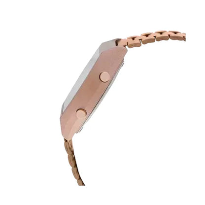 Casio Rose Gold Dial Metal Belt Unisex Watch