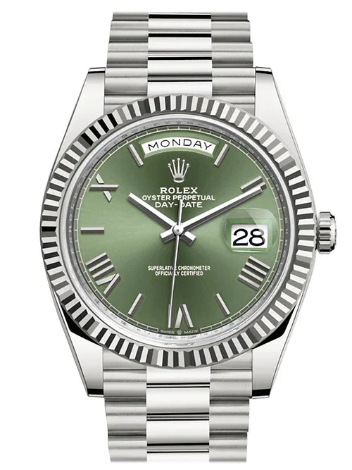 Rolex Day-Date oyster Green Dial For Men's Watch