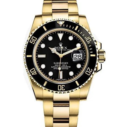 Rolex Automatic Black Dial Men's Watch