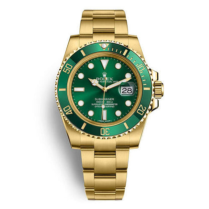 Rolex Automatic Green Dial Men's Watch