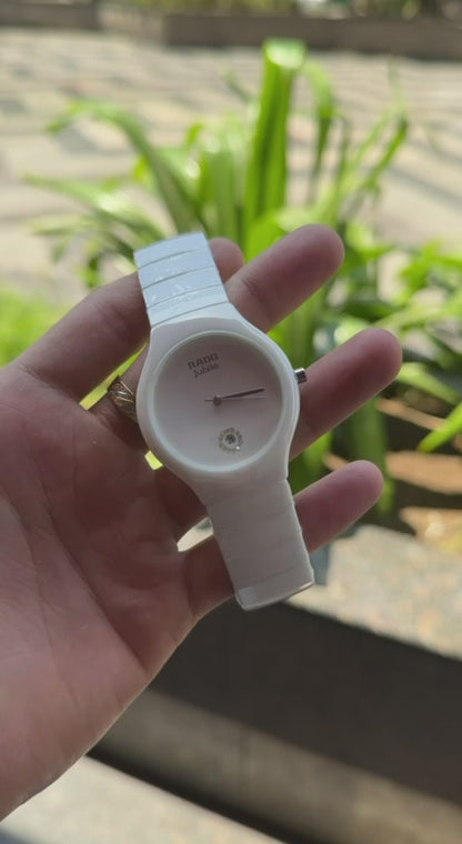 Rado True Jubile White Ceramic Watch for Men
